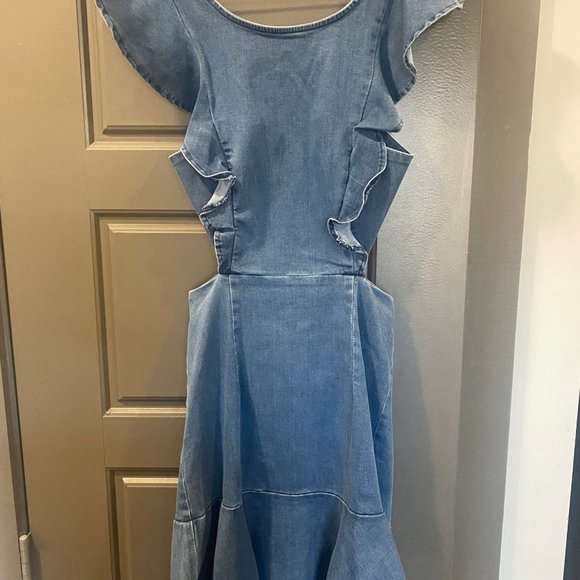 Skylar + Madison Blue Mini Dress - Picture 4 of 5